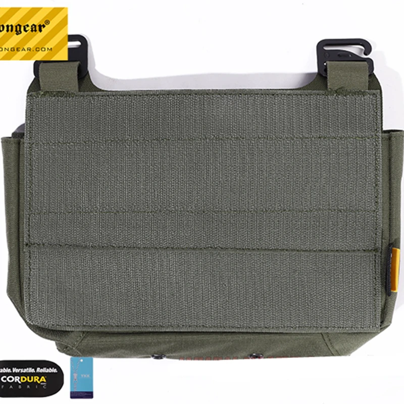 Tactical FRO DOPE Front Flap Double Stack Abdominal Fanny Pack Triple Magazine Insert Kangroo Pouch For FCPC FCSK Plate Carrier