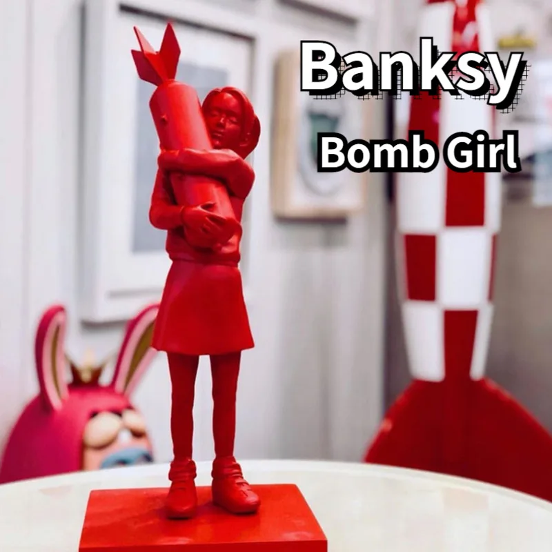 Estátua de Resina Banksy Bomb: Uma Decoração de Interiores com Significado e Estilo Urbano