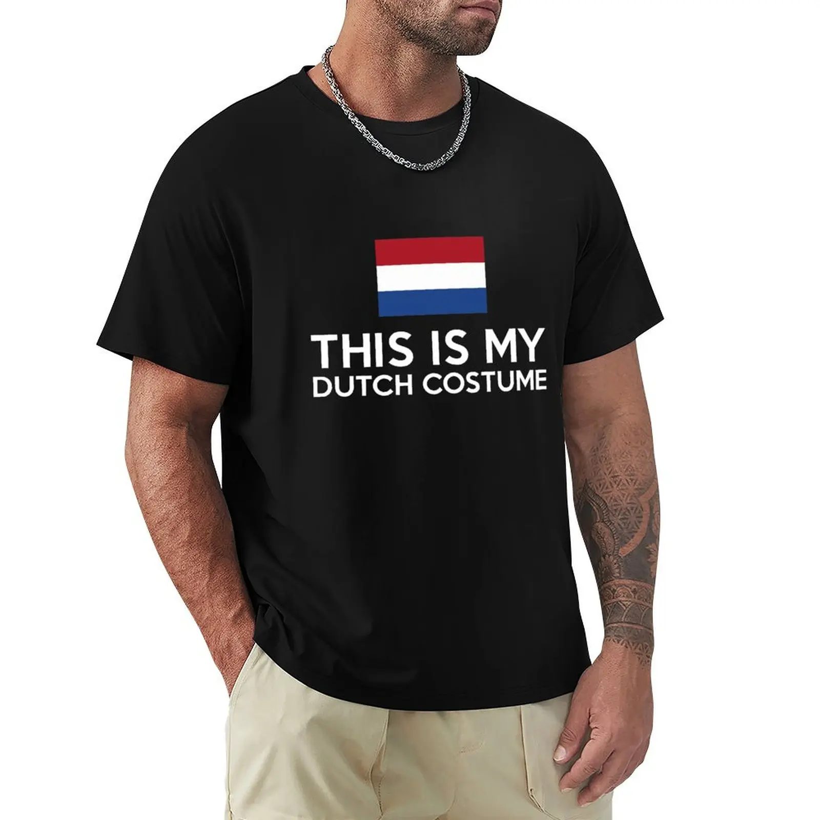 Esta es mi camiseta de disfraz holandés - Camiseta divertida de Halloween, camiseta deportiva de talla grande para gimnasio