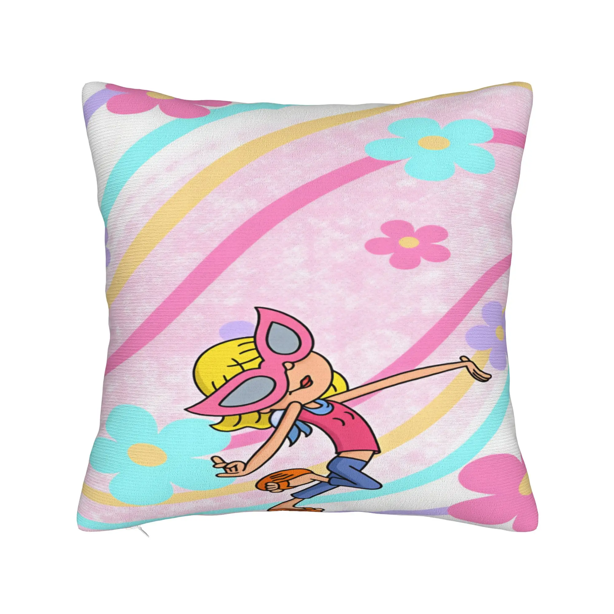 Lizzies Cartoon McGuires Pillow Cover  Soft Cushion Cover Funny Pillow Case For Sofa Couch Bed Living Room