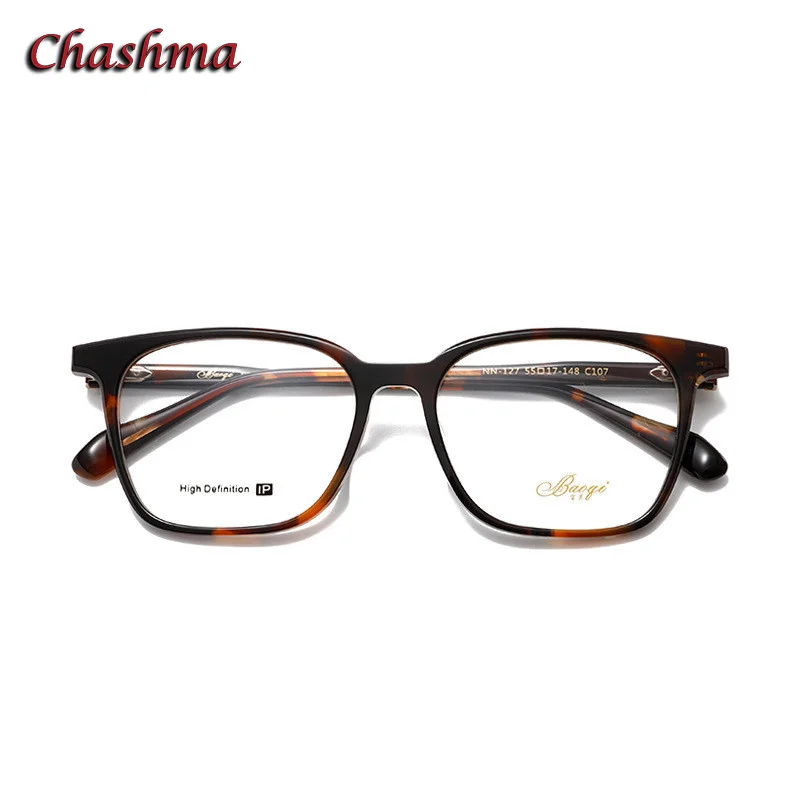 Chashma Prescription Glasses Frame Rectacgle Acetate Eyeglass Quality Men Optical Glass Fashion Spectacle Women for Recipe Lens