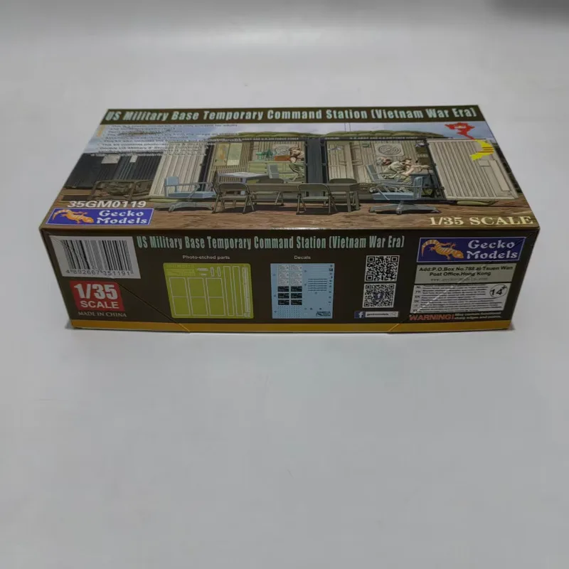 

Gecko 1/35 Временная командная станция в стиле милитари (Военная эпоха Вьетнаме) Комплект 35GM0119 Комплект пластиковых моделей
