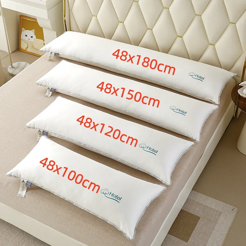 White Pillow Core Soft Filling Pillows Neck/Body Pillow 48x100/48x120/48x150/48x180cm Pillow Long Cushion almohadas para dormir