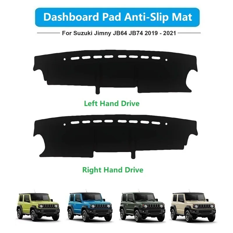 

Car Dashboard Pad Anti-Slip Mat Sunshade Dash Mat Protective Cover LHD&RHD For Suzuki Jimny JB64 JB74 2019+ New Arrival