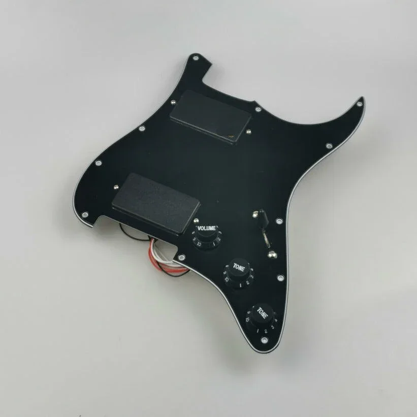 

Shop Bo-Hong Store-Hot Sale-Prewired Guitar S-t-rat Pickguard Set HH Humbucker Pickups Loaded Scratchplate