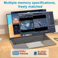 15.6" Laptop Portable Intel Core 6500Y 32GB RAM 1TB SSD Windows 11 Notebook Gamer 1080P Display Office Study Computer PC 4