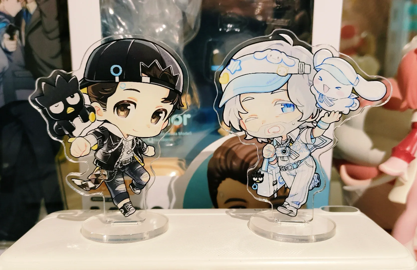 Support en acrylique de dessin animé, figurine Detroit Become Human, porte-clés anime, collection de produits, décoration de bureau, ornement, accessoires