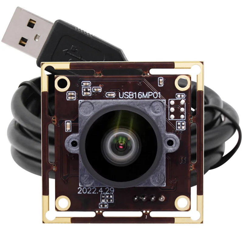 

16MP USB Webcam Module High Definition 4656*3496 CMOS IMX298 Sensor No Distorion Mini Camera Board