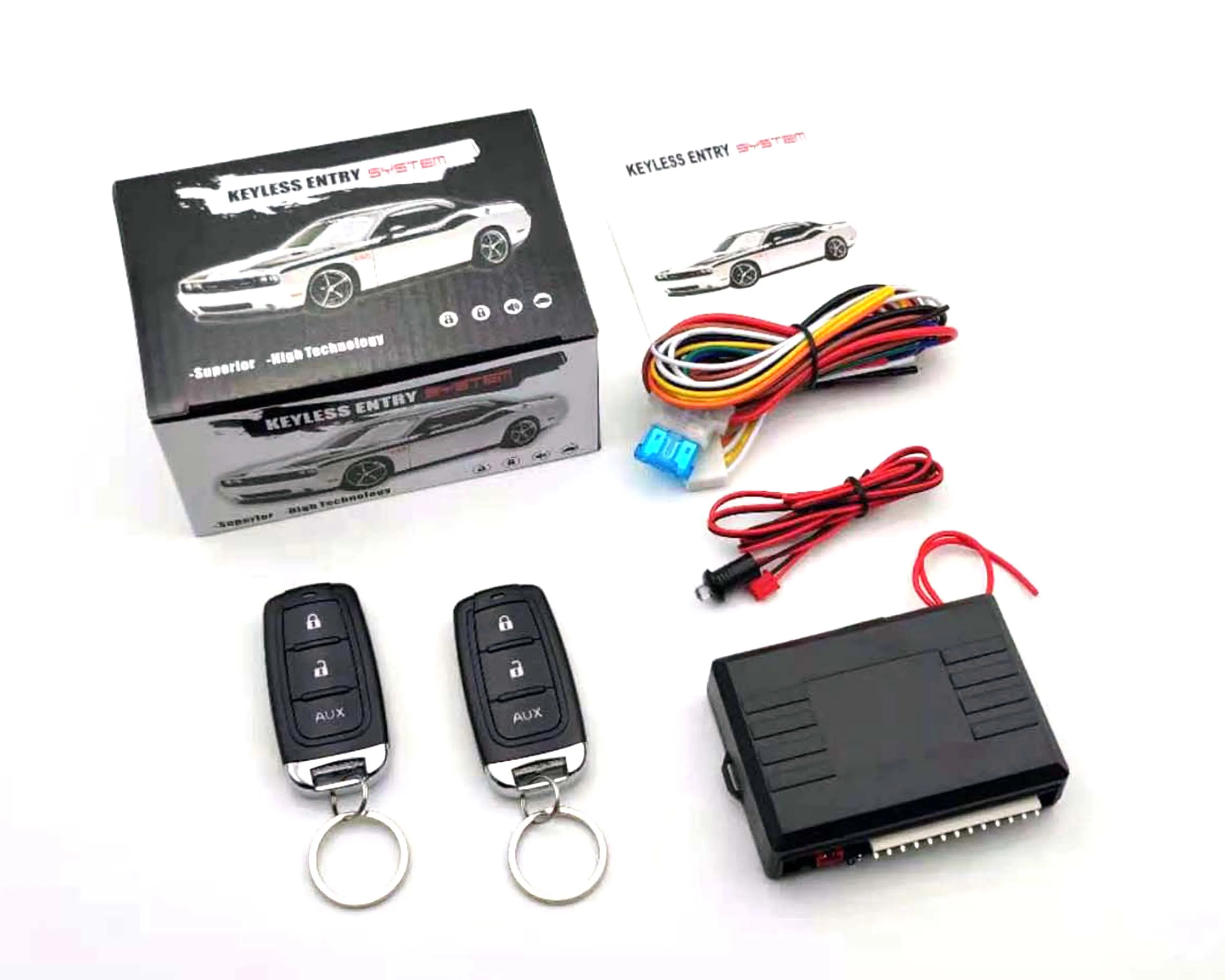 

Central Kit Keyless Entry System Trunk Release Central Locking with Remote Control Button Start Stop Easy Install