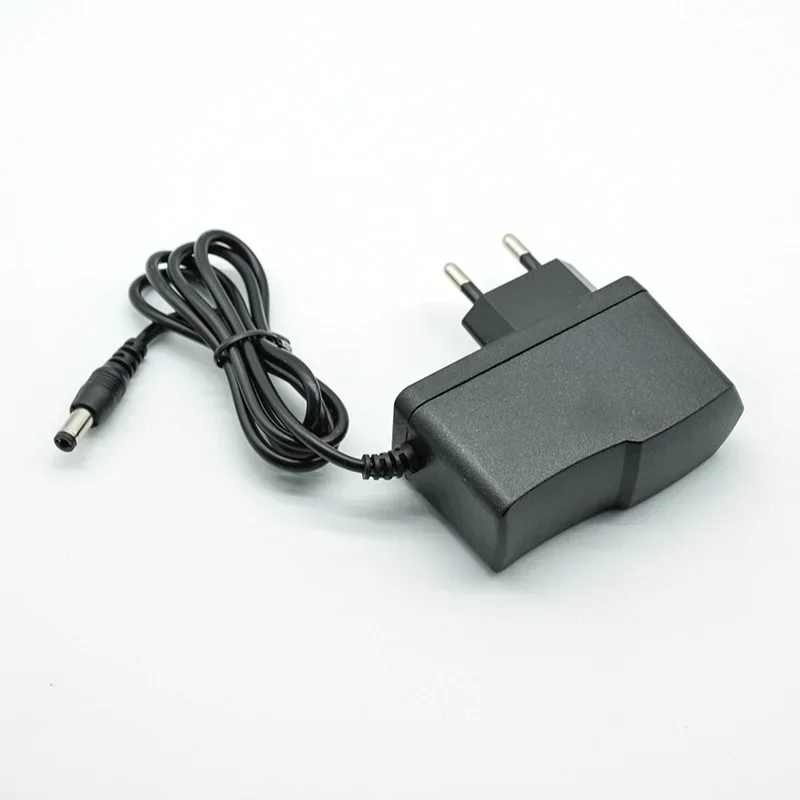 Adaptador convertidor de corriente alterna, cargador de fuente de alimentación de 100-240V CA, 6V CC, 1A/1000mA, enchufe europeo de 5,5mm x 2,5mm