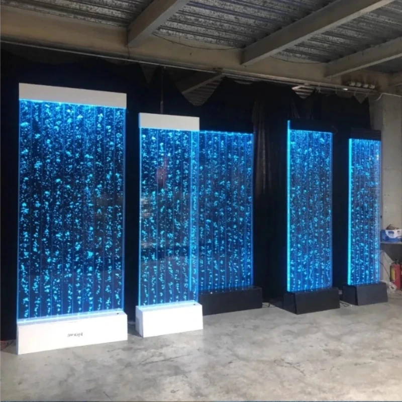 

Customizable Water Curtain Bubble Wall Screen - Entryway Partition Background Water Feature, Any Size Available