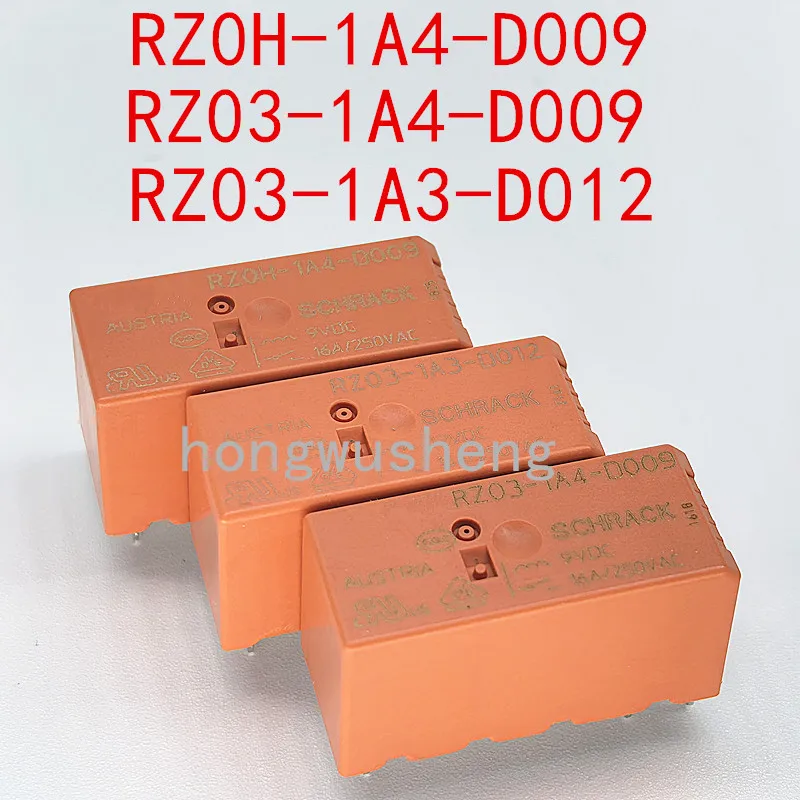 100% New 1pcs  RZ0H-1A4-D009  9V  RZ03-1A4-D009  9V  RZ03-1A3-D012  12V  relay  16A  6pins