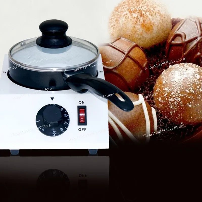 220V 40W Electric Chocolate Melting Furnace Chocolate Melter Stove Machine Melting Pot Single Cylinder