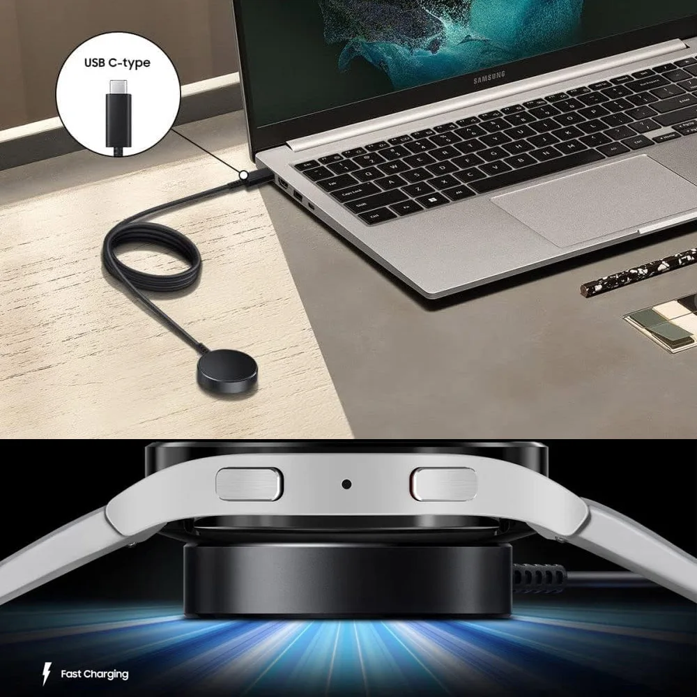 Cargador para Samsung Galaxy Watch 7 40 44mm/Galaxy Watch Ultra 47mm/Galaxy Watch 6/6 Classic/Galaxy Watch 5 Pro Cable de carga