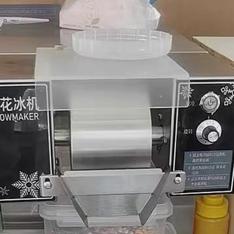 معدات المطبخ التجارية الخارجية عالية الجودة آلة صنع الثلج المتوسطة آلة ثلج الثلج والحليب