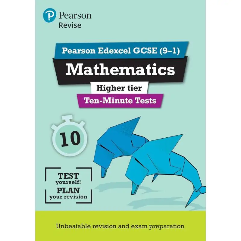 

Пирсон РЕВУЗ Эdexcel GCSE Математика более высокие тесыминутные испытания 2025 и 2026 экзаменов Йен Бэтсон Пирсон Образование 9781292294308 Книга
