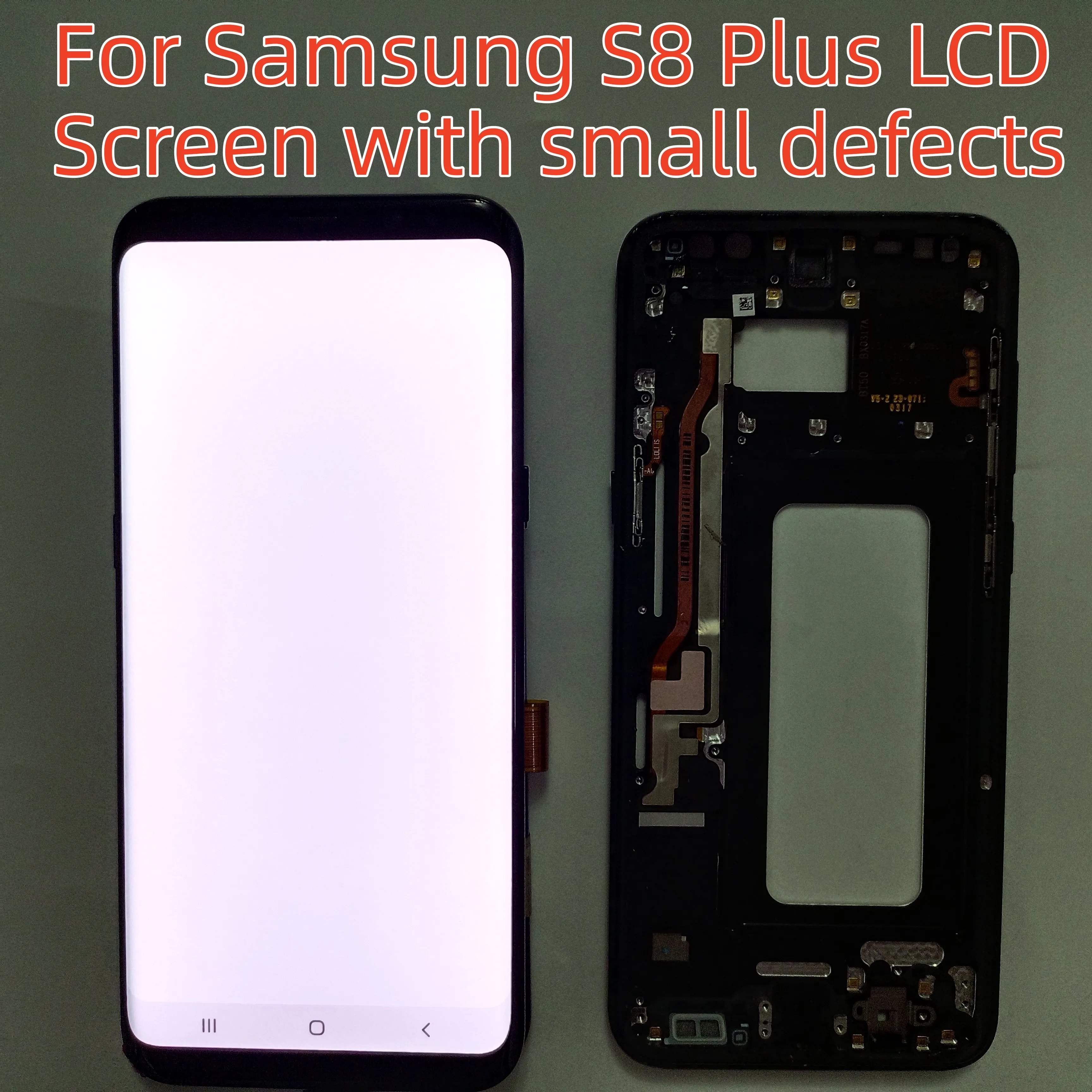 A+ High Quality Display For Samsung Galaxy S8 Plus G955 G955F LCD S8+Display Touch Screen s8plus Digitizer With minor defects