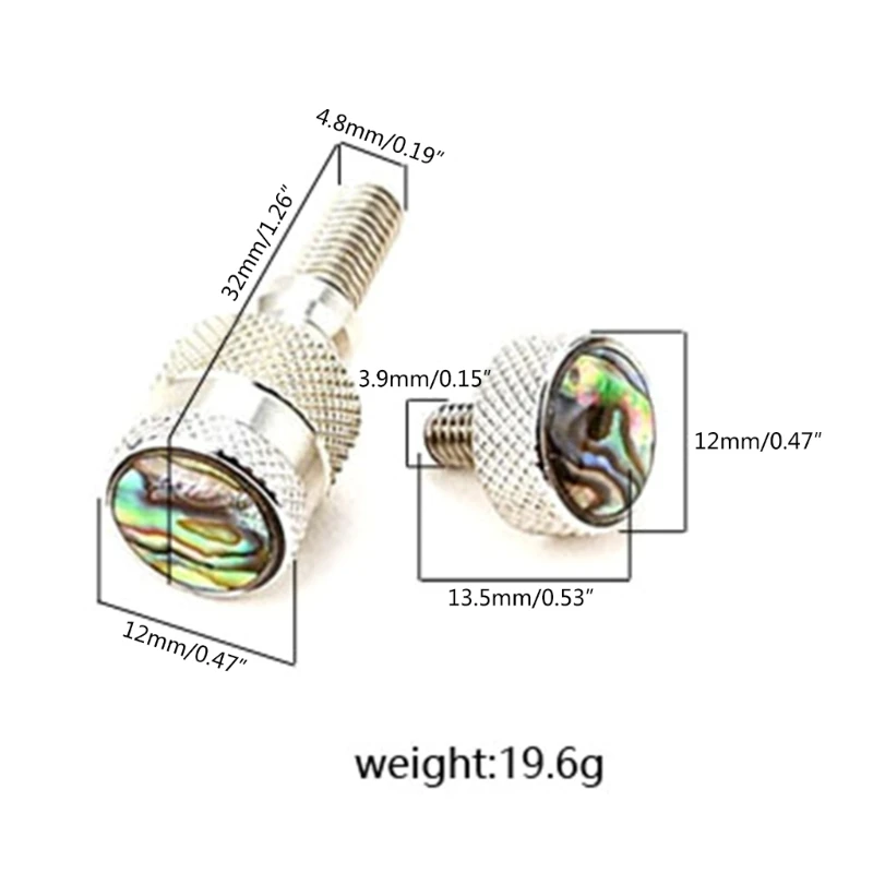 Saxophone Neck Receiver Tightening Attach Screw Replacement Part Sax Neck Tightening Screw Attachment for Sax Instrument