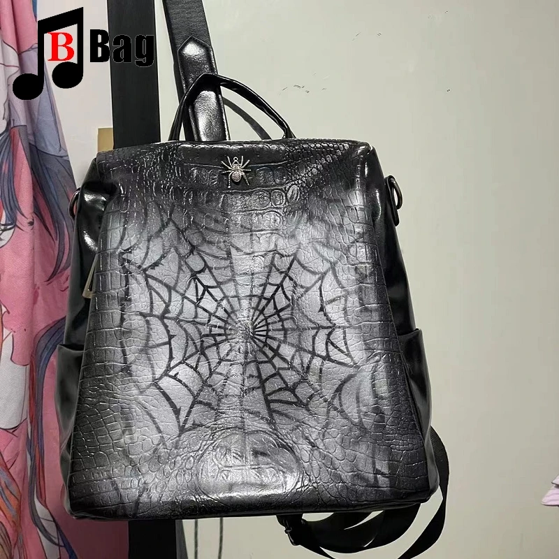 Harajuku Punk Handbag tote Y2K Spice Girl Women Girl Shoulder Bag Student School bag Gothic Lolita backpack Goth knapsack