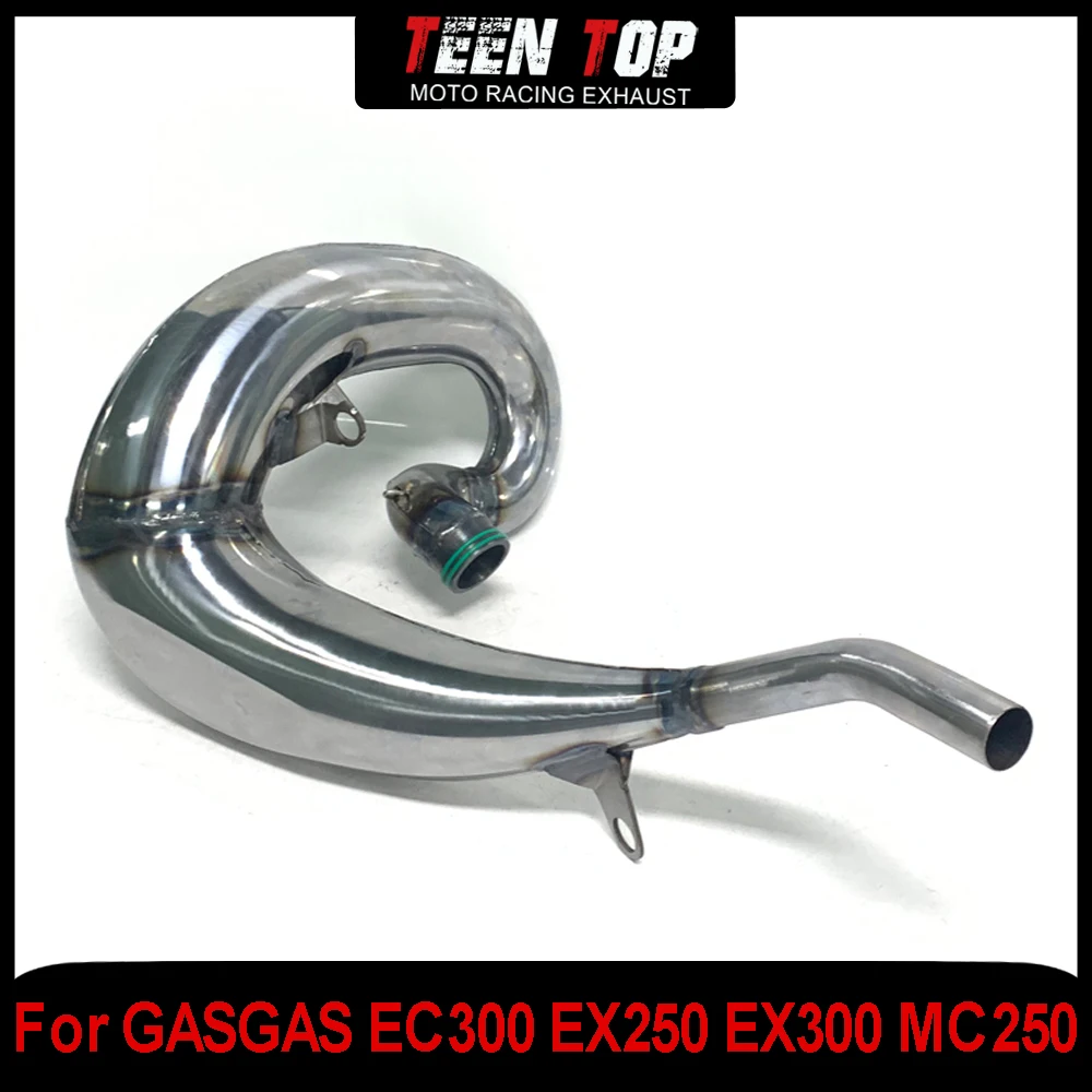 For GASGAS EC250 EC300 EX250 EX300 MC250 2024 Exhaust Elbow Connect Tube Iron Offroad Bike Exhaust Header For KTM 250SX 300XC