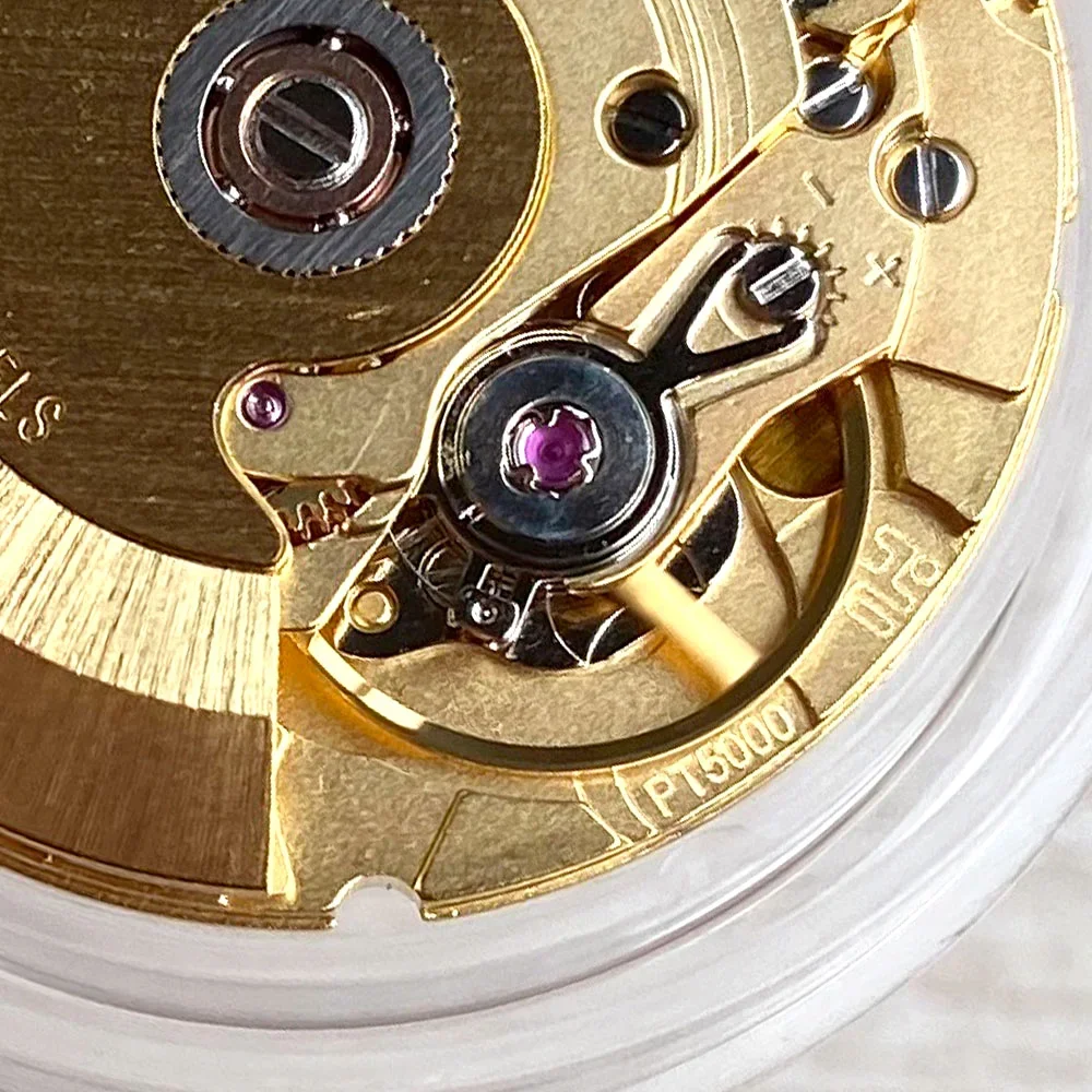 25 Jewels PT5000 High Precision Genuine Mechanical Movement Date Wheel 28800/Hour Frequency ETA2824 watch Parts