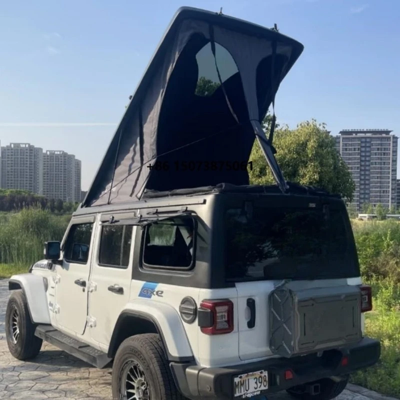 For Wrangler Ultra-Thin & Light All-in-One Rooftop Tent Top Tent Shelter Camping for for Wrangler JK JL 2007+ JL1288