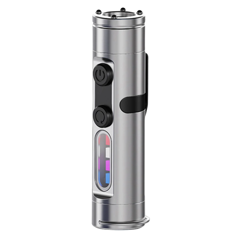 Rechargeable LED Tactical Torch with 3 Modes Mini Pocket Torch Super Bright Flashlight for Headlamp Outdoor Camping Emergencies