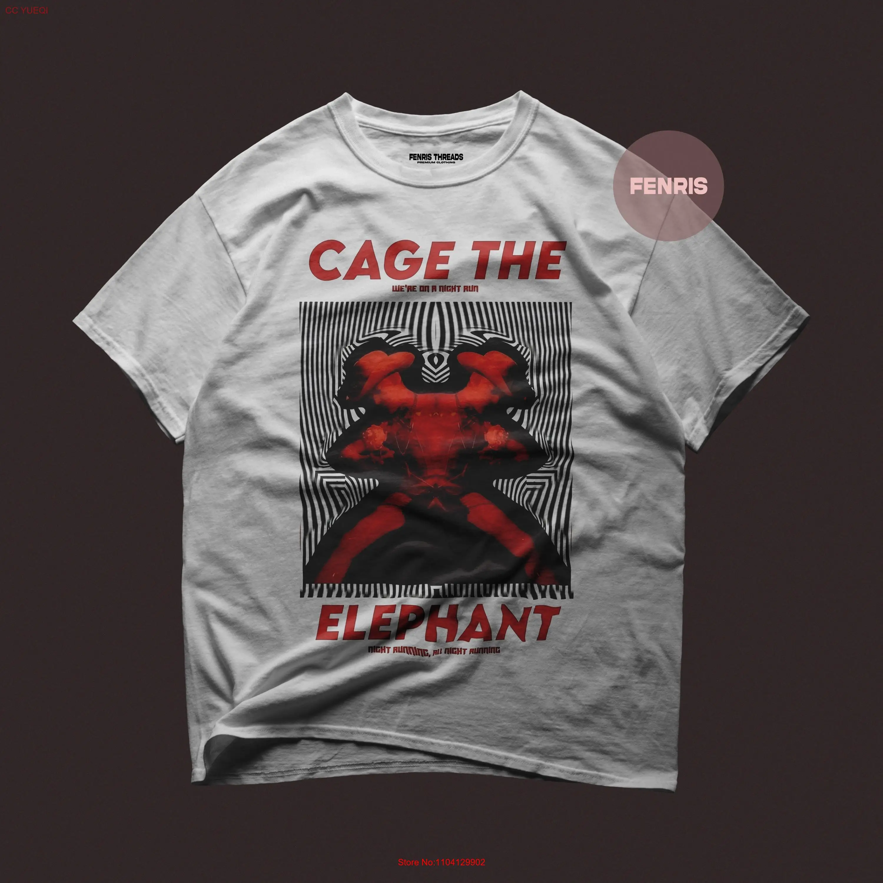 

Premium Cage The Elephant T Shirt Melophobia Album Cigarette Daydreams New Heavy Cotton long or short sleeves