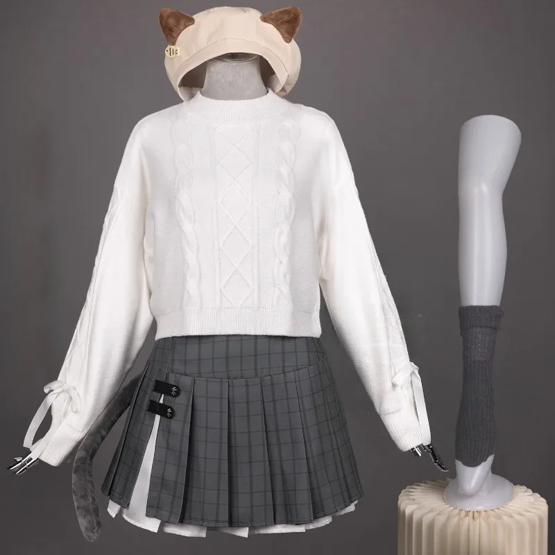 

Nene Kusanagi Nene Cosplay Costume Sweater Skirt Suit Wonderlands × Showtime Uniform for Women Halloween Party Roleplay Outfit