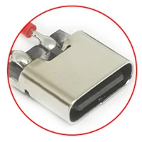 【F】5pcs USB Type-C 2P Welding Wire Female Connector Cable For Mobile Phone Charging