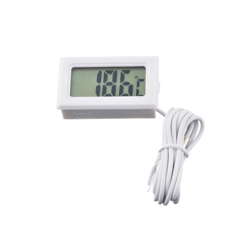 Mini termômetro preciso com display LCD, pirômetro, medição precisa, medidor de temperatura, sensor de umidade, dispositivo inteligente, 1 a 10pcs