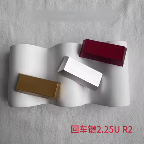 MiFuny Simplicity Metal Keycaps Aluminum CNC 2.25U R2 Keycap Custom Artisan KeyCaps for Mechanical Keyboard Gamer Accessory Gift