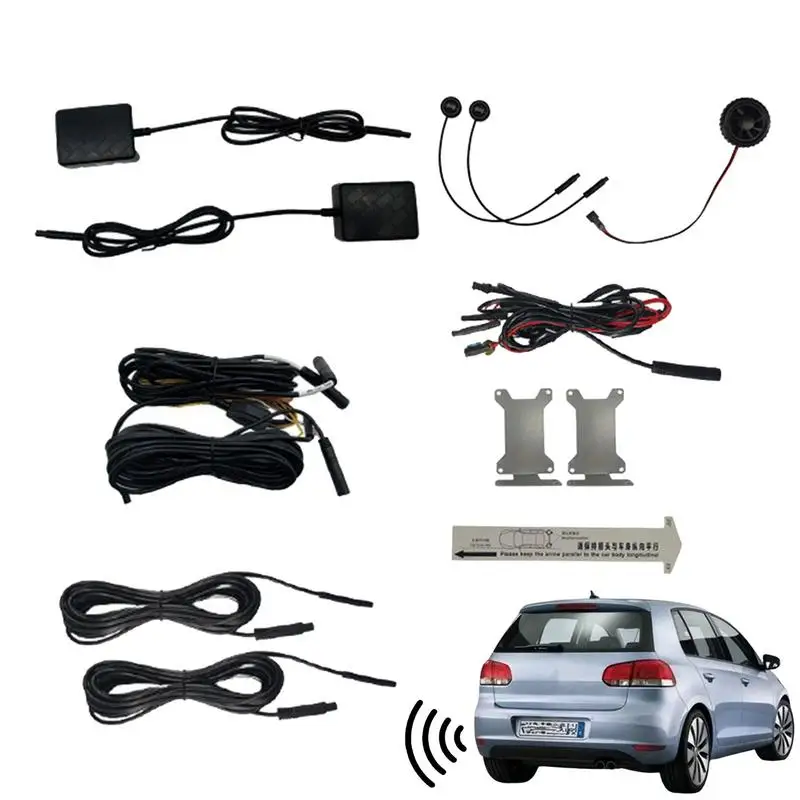 

1Set 24Ghz Millimeter Car Blind Spot Detection BSD Warning Light Monitor System Assist Lane Changing Accessories