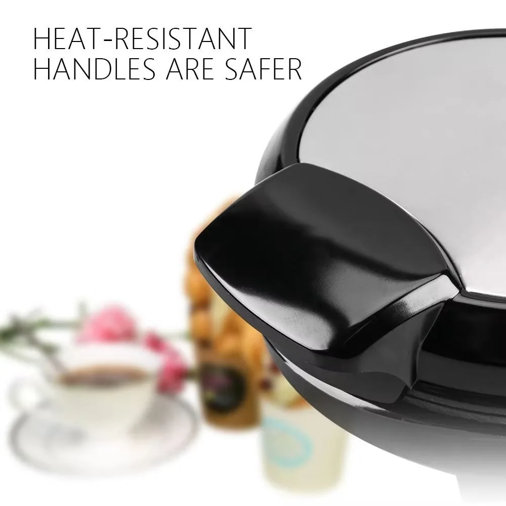 Pie Grill Non-stick Ice Cream Cone Machine Egg Roll Machine Easy Clean Pancake Machine Electric DIY Crepe Maker Ice Cream Making