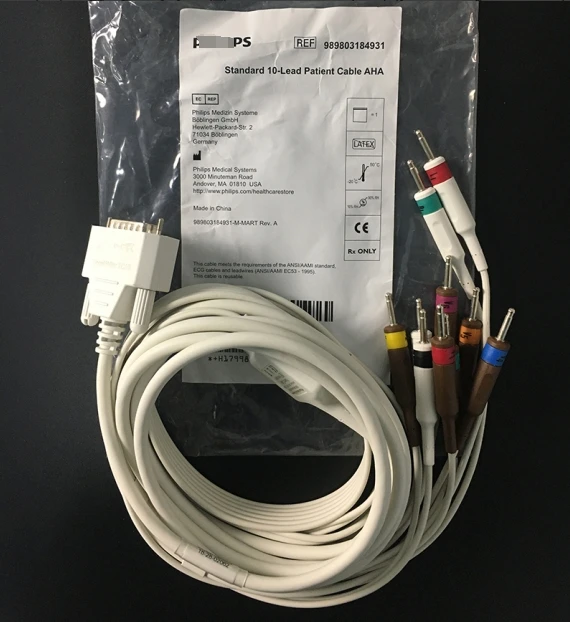 

Original 10-Lead Patient Cable AHA. REF: 989803184931