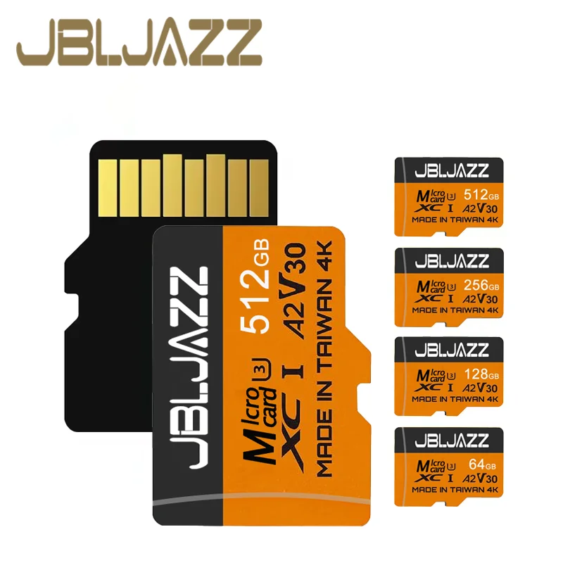 Tarjeta de Memoria Micro SD Extreme Pro Flash de 128 GB, 512 GB, 256 GB, 64 GB, 32 GB, U3, V30, Tarjeta TF con Adaptador para Cámara, para DJI