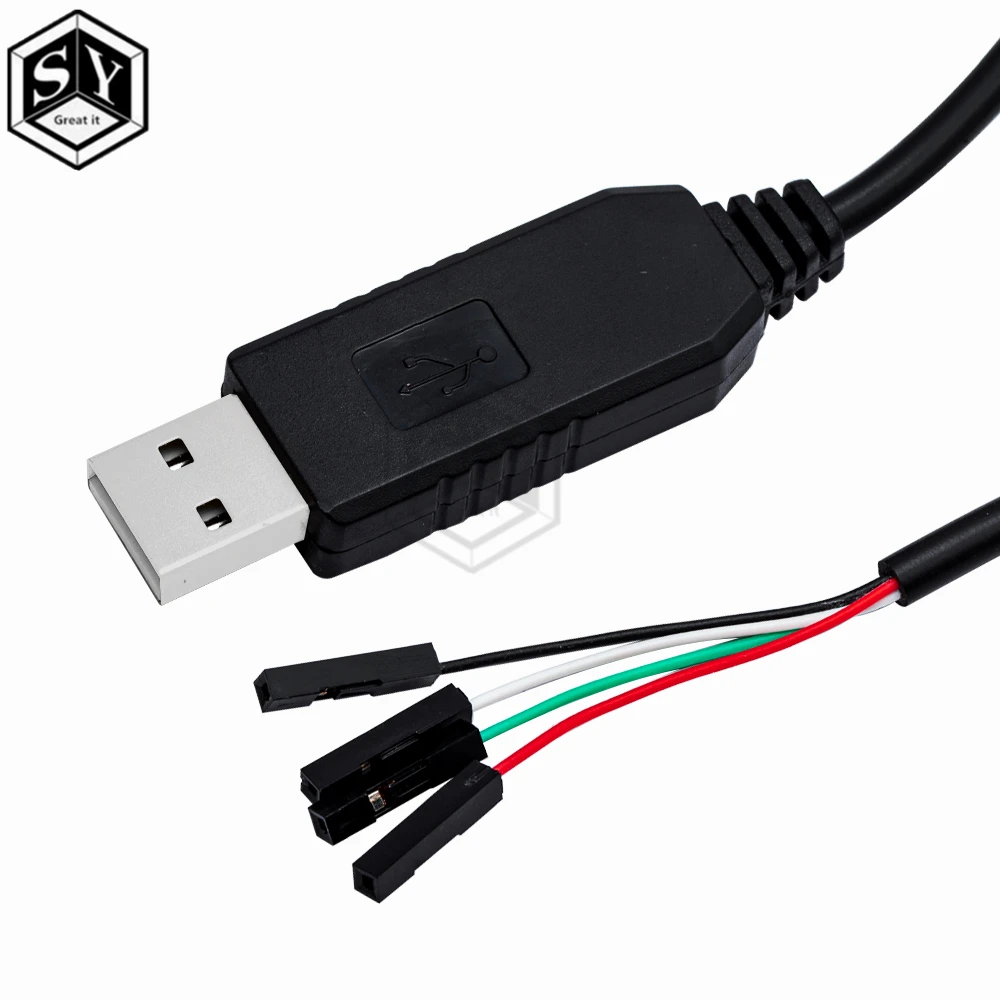 Cable USB a módulo COM, convertidor automático, RS232, TTL, UART, PL2303HX, pl2303, 1 ud.