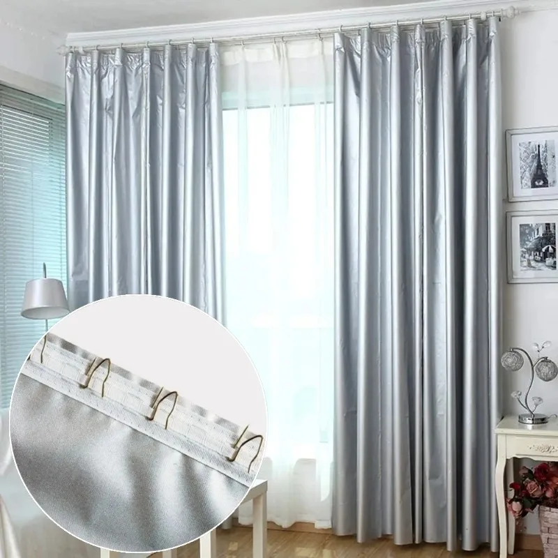 Full Blackout Curtain Panels Thickened Sun Blocking Thermal Insulated Window Drapes Curtains for Bedroom Living Room Home Decor