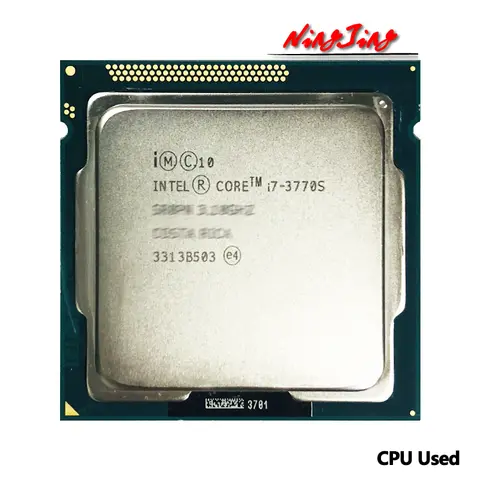 Used Intel Core i7-3770S i7 3770S i7 3770 S 3.1 GHz 65W  LGA 1155
