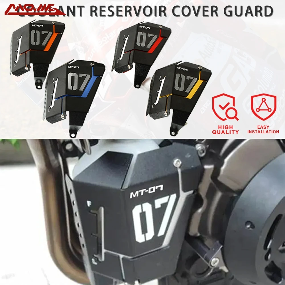 

2024 2023 Radiator Guard Coolant Recovery Tank Shielding Cover For Yamaha MT-07 FZ-07 XSR 700 Tracer 700 7/GT 2013-2022 2021
