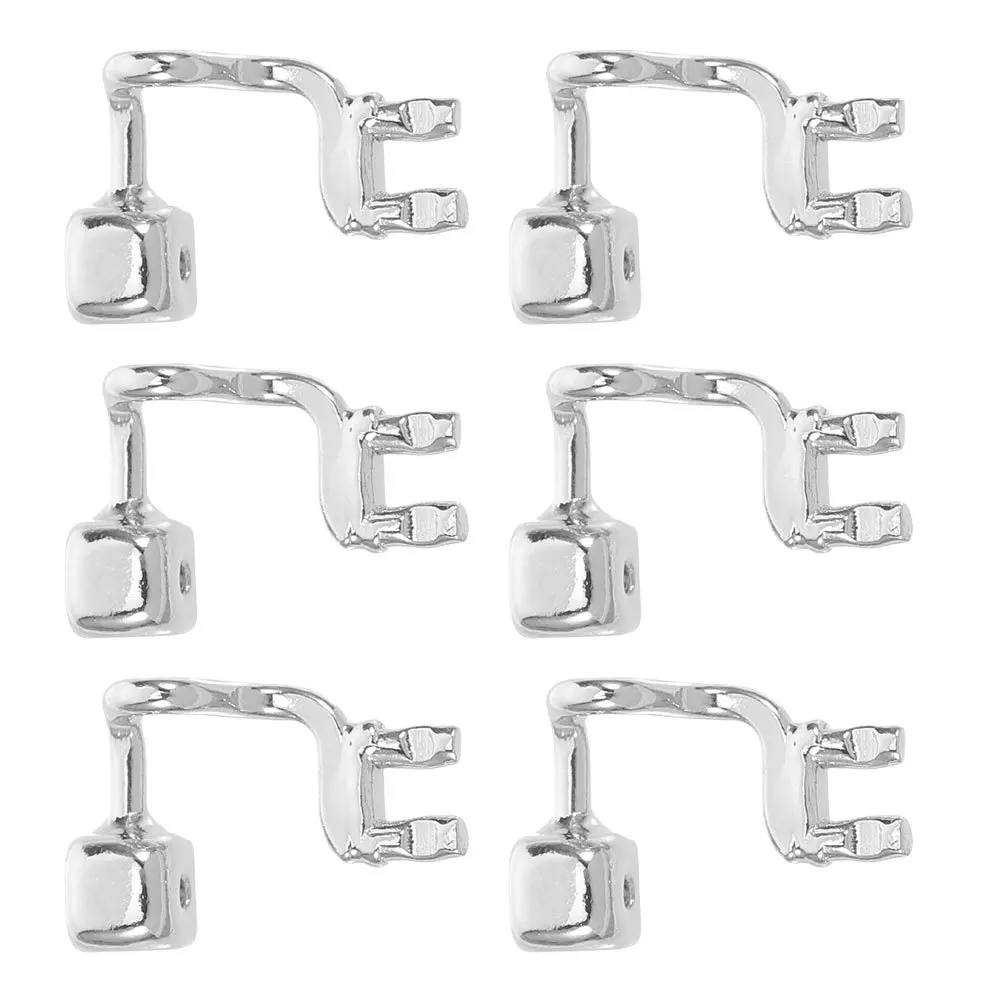 

3Pairs Eyeglass Nose Pad Bracket Metal Holder Bridge Screw-on Nose Support Attachment Glasses Replacement Repair Parts
