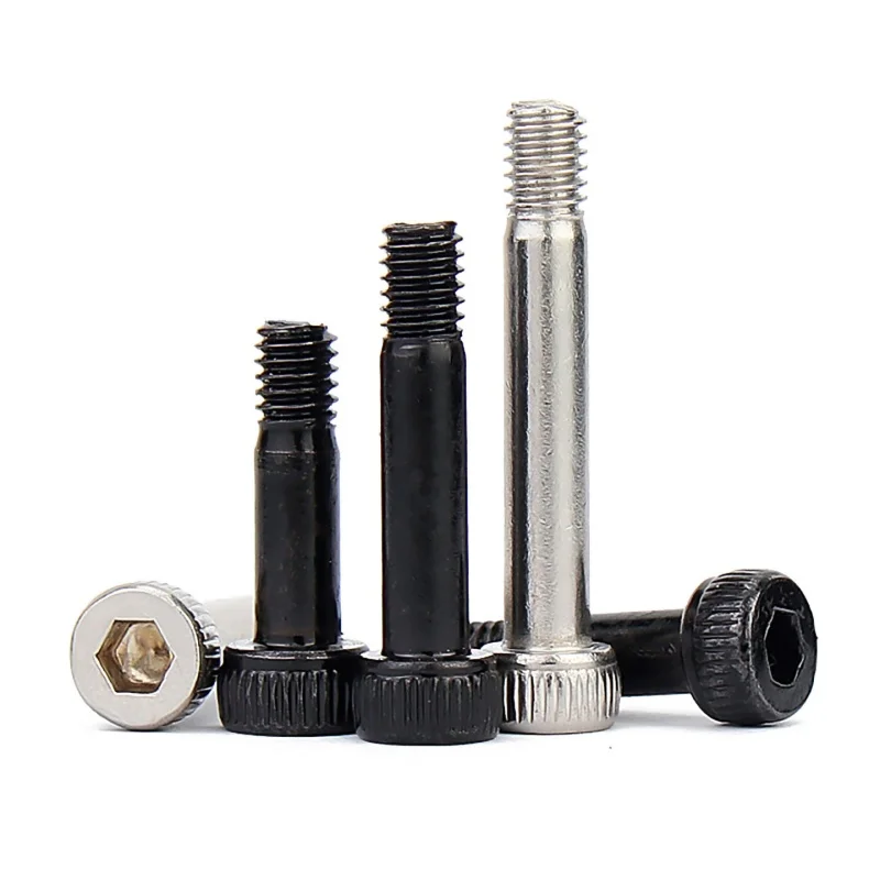 Beicai M2 M2.5 M3 M4 Nickel Plated/black Partial Threaded Cup Head Hex Hexagon Socket Screws Grade 12.9 Shoulder Screw Bolts