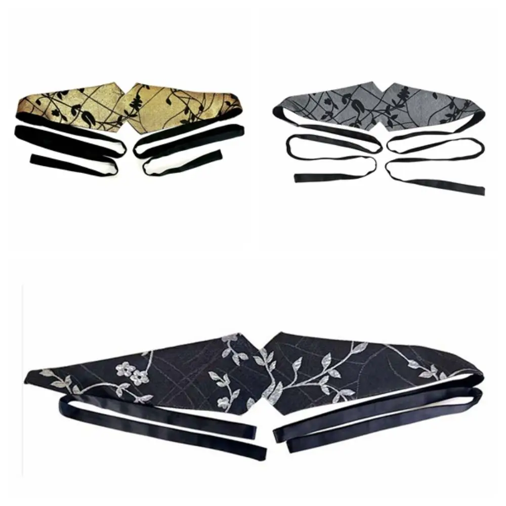 Vintage Adjustable Chinese Wide Belt Cloth Girdle Hanfu Cummerbunds Printed Skirt Accessories Retro Jacquard Waistband Women