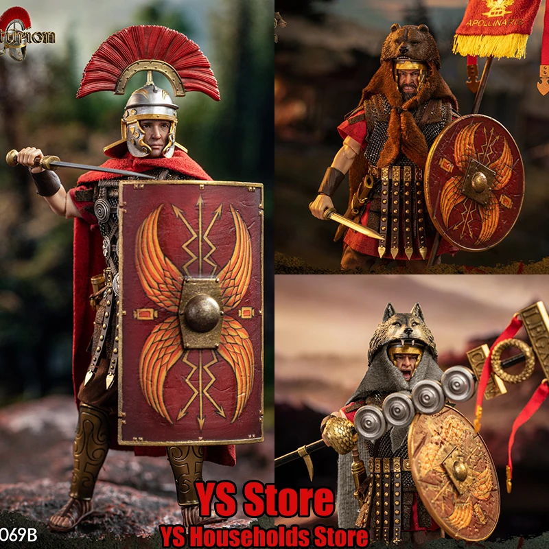 

HHMODEL 1/12 HH18069 Centurion HH18070 Camp Flagman HH18071 Team Flagholder 6" Full Set Armored Man Soldier Model Gift Toys