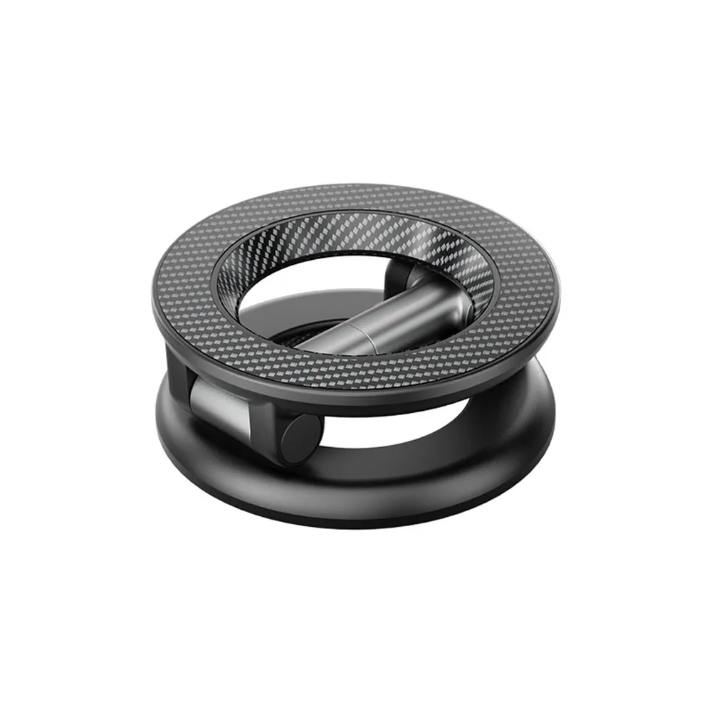 Double-sided Magnetic Car Phone Holder, Portable Foldable 360° Rotatable Multi-function Lazy Stand for GPS Navigation-A12