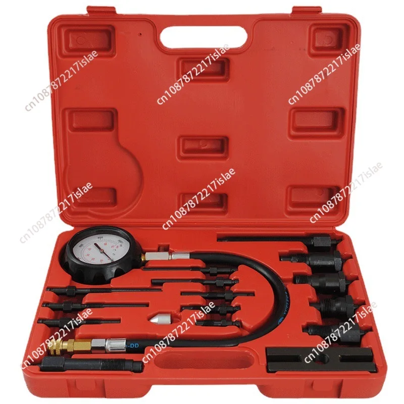 Petrol and Diesel Engine Master Compression Cylinder Pressure Meter Kit AN124