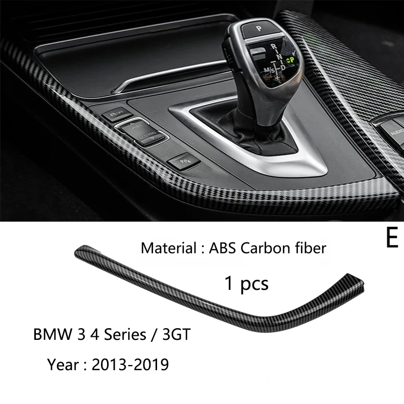 

Для BMW F30 F31 F33 F34 F36 320i 318i 325i Стайлинг автомобиля из углеродного волокна центральная консоль рычаг переключения передач Панель крышка декоративные аксессуары