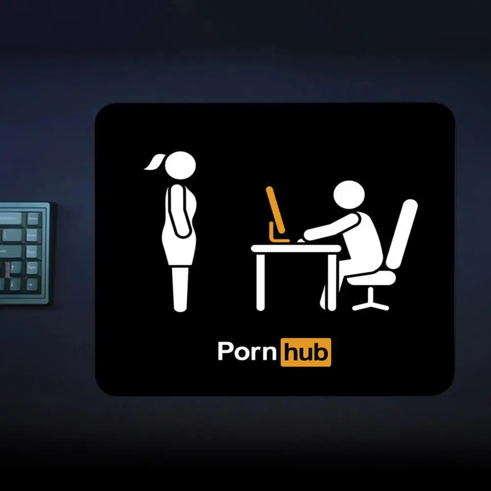 P-Porn-hubs-Tumble-P-Pornhubs Mouse Pad Gaming Laptops Mousepad Gamer Carpet Keyboard Mat Desk Protector Anime Mouse Pads