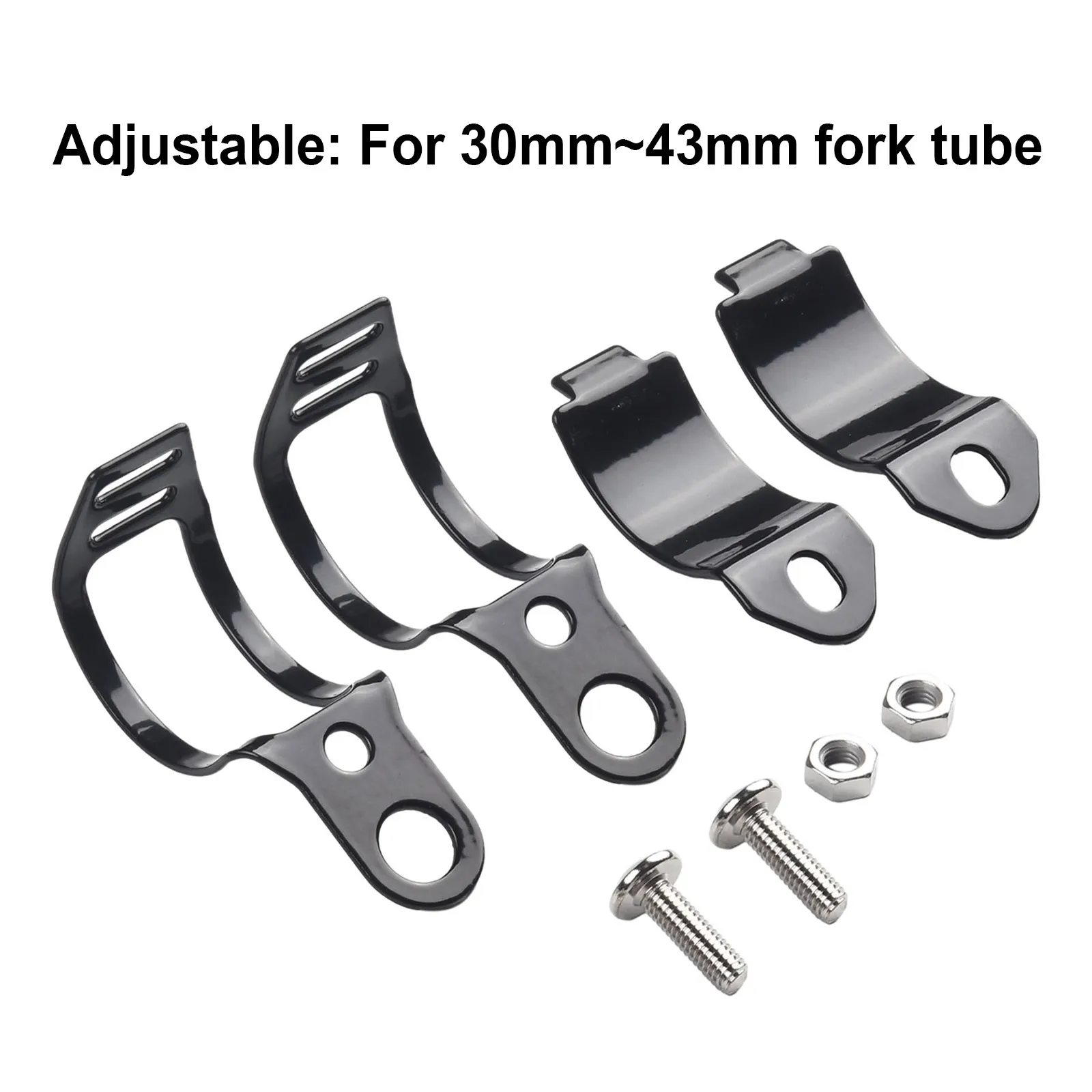 

2 шт. кронштейн для крепления указателя поворота мотоцикла 30-43 мм для передней вилки мотоцикла