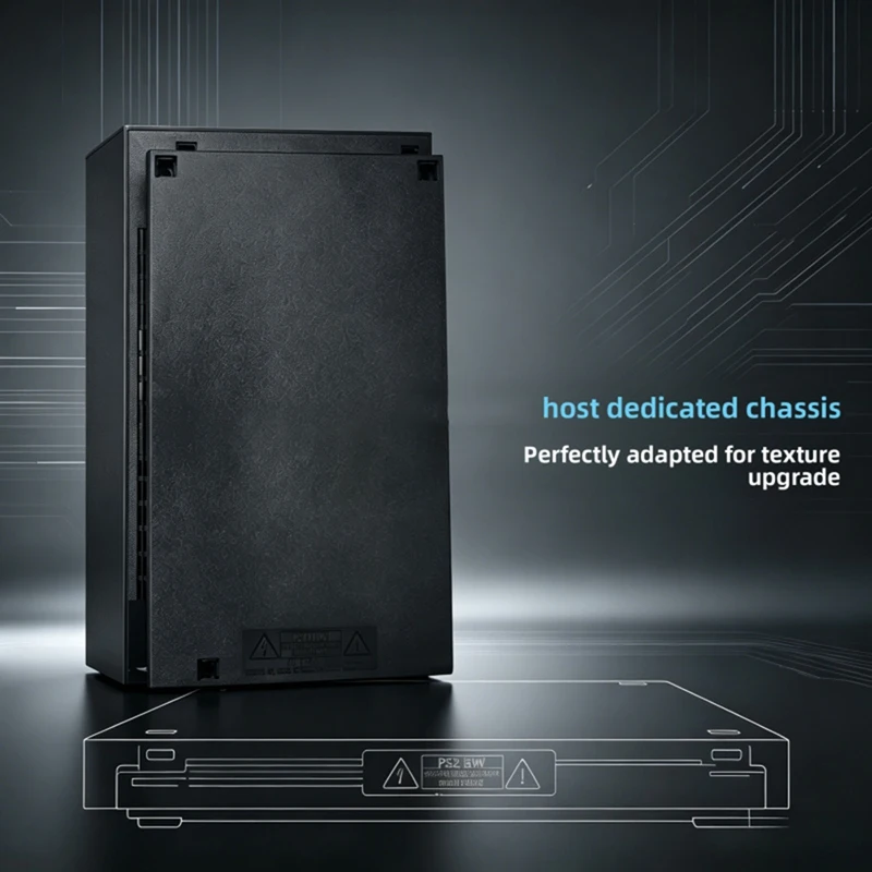 Super Sale Full Housing Shell Replacement for PS2 50000 Series 5W Console Protective Outer Casing,Cover Repair Parts Kit